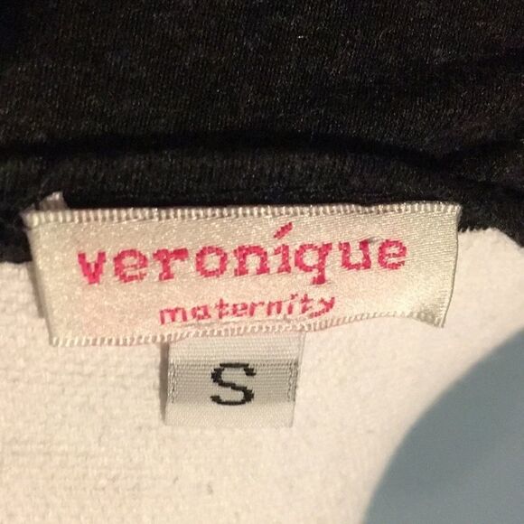 Veronique Maternity Heather Grey Log Sleeve Top - Picture 5 of 5
